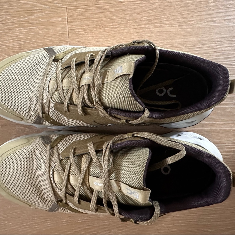 On Cloudace Trail Sneakers in Olive/Tan: Worn 5x - Picture 4 of 6